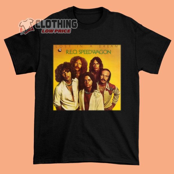 Vintage Reo Speedwagon 1974 Lost In A Dream T-shirt, Reo Speedwagon Tour 2023 Shirt Merch, Reo Speedwagon – I Can’t Fight This Feeling Anymore Shirt Merch