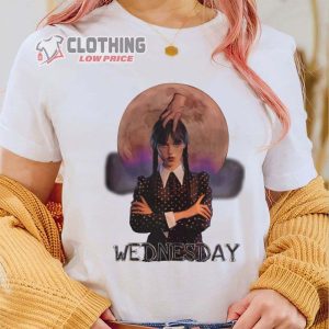 Wednesday Addams Tv Series 2022 Merch Wednesday Addams Shirt Wednesday Addams Season 2 2022 T Shirt