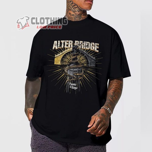 Alter Bridge North America Tour 2023 Merch Pawns and Kings Tour 2023 Shirt Pawns and Kings North America Tour Alter Bridge 2023 T-Shirt