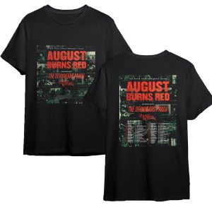 August Burns Red World Tour 2023 Dates Merch 20 Year Anniversary Tour Shirt August Burns Red Tour 2023 With Special Guests T-Shirt
