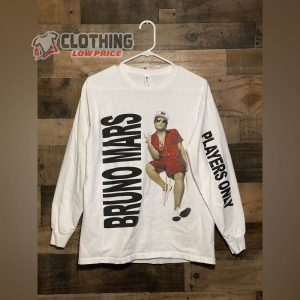 Bruno Mars 24k Magic World Tour Long Sleeve Shirt, Bruno Mars 24k Magic World Tour Long Sleeve Shirt, Top Songs Of Bruno Mars Shirt
