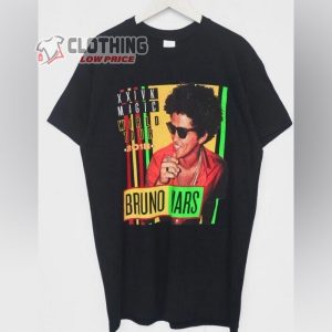 Bruno Mars Concerts 2023 T- Shirt, Love Train Bruno Mars Merch, Bruno Mars Songs List T- Shirt, Best Song Of Bruno Mars Merch