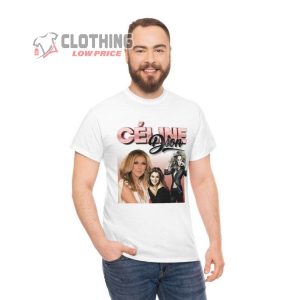 Celine Dion PARIS LA DEFENSE ARENA Nanterre France Unisex T Shirt Celine Dion Courage World Tour 2023 Shirt Celine Dion Unisex T Shirt3