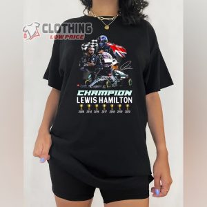 Champion Lewis Hamilton Merch Lewis Hamilton Ham44 F1 Formula 1 Shirt Lewis Hamilton 2023 Mercedes T-Shirt