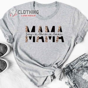 Custom Mother’s Day 2023 Merch Mom Shirt With Names Mothers Day Shirt Custom Mama Shirt Mother’S Day 2023 T-Shirt
