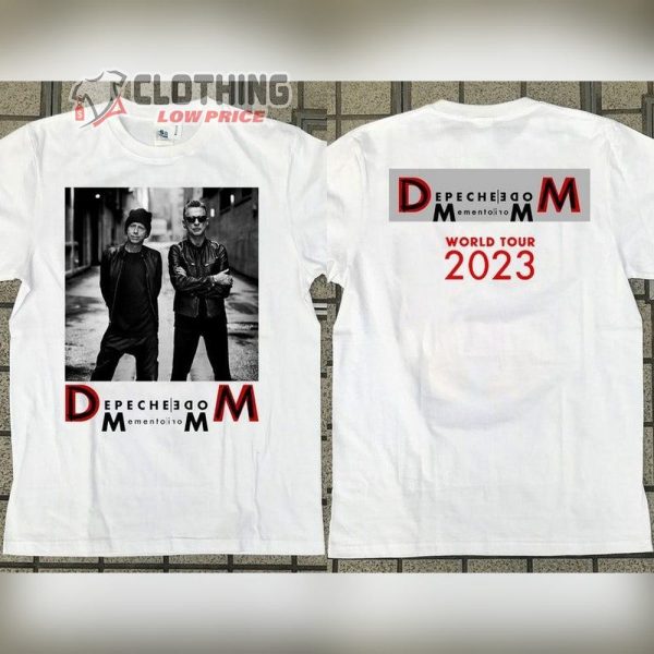 Depeche Memento Mori Tour 2023 Pullover Hoodie, Depeche Mode Never Let Me Down Again Outfit T-Shirt, Depeche Mode Shirt