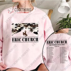 Eric Church The Outsiders Revival Tour Summer 2023 Merch Eric Church Country Music Shirt The Outsiders Revival Tour Summer 2023 Setlist T Shirt 2