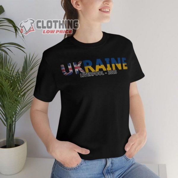 Eurovision Liverpool Uk Ukraine 2023 Merch Eurovision Song Contest 2023 Shirt Eurovision Liverpool 2023 T-Shirt