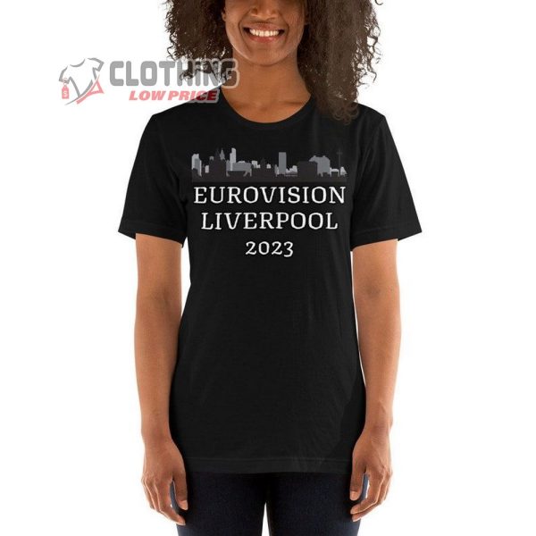 Eurovisionworld Calendar Liverpool Uk Ukraine 2023 Merch Eurovision Song Contest Shirt Eurovision Liverpool 2023 T-Shirt