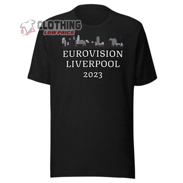 Eurovisionworld Calendar Liverpool Uk Ukraine 2023 Merch Eurovision Song Contest Shirt Eurovision Liverpool 2023 T-Shirt