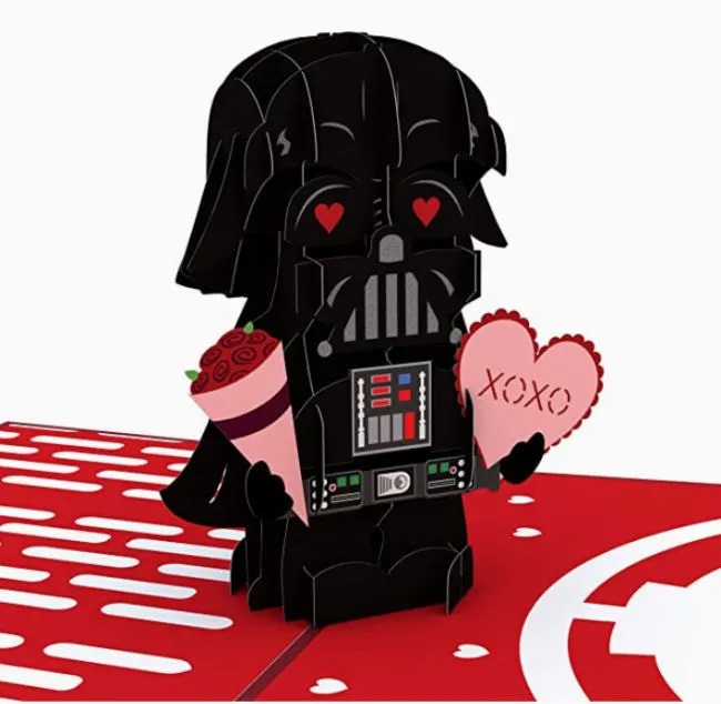 Funny Star Wars Darth Vader Valentines 3D Cards