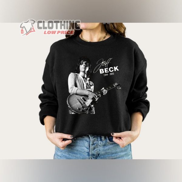 Guitar Legend Jeff Beck 1944-2023 Merch Rip Jeff Beck 1944-2023 Shirt Rip Guitar Legend Jeff Beck T-Shirt