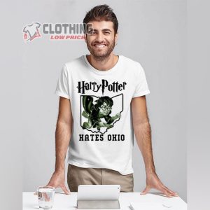 Harry Potter Hates Ohio Merch Harry Potter Shirt Harry Potter Hogwarts T-Shirt