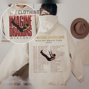 Imagine Dragon Mercury World Tour 2023 Unisex Hoodie, Imagine Dragon Tour 2023 T-Shirt, Mercury Tour 2023 Shirt