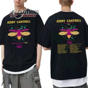 Jerry Cantrell Brighten Tour 2023 Merch Jerry Cantrell 2023 Concert For Fan Shirt Jerry Cantrell Brighten Tour 2023 With special Guest T Shirt