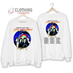 Journey 2023 Freedom Tour Unisex T-Shirt, 2023 Journey Tour With Special Guest ToTo Sweatshirt, Journey Concert Tee, Journey Band Gift For Fan Merch
