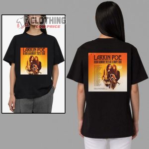 Larkin Poe Blood Harmony 2023 UK&Eurpoe Tour Merch Larkin Poe Blood Harmony 2023 Tickets T-Shirt