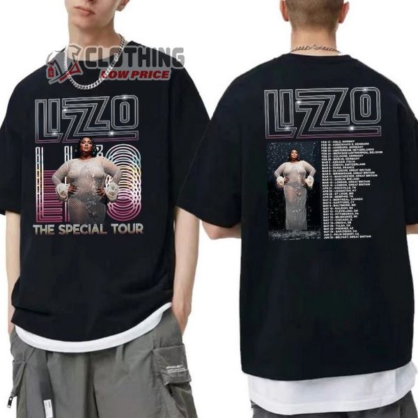 Lizzo Tour Dates 2023 Unisex T-Shirt, Lizzo The Special Tour 2023 Shirt, Lizzo Tour Sweatshirt, Lizzo Live In Concert 2023 Shirts