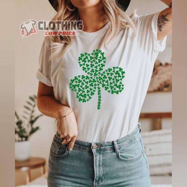 Luck Of The Irish T-shirt, Shamrock Shirt, Ireland St Patrick’s Day T- Shirt, Shamrock Irish Ireland Paddys Funny T- Shirt