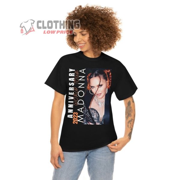 Madonna 2023 World Tour Merch Anniversary 2023 World Tour Madonna Shirt Madonna 2023 World Tour T-Shirt