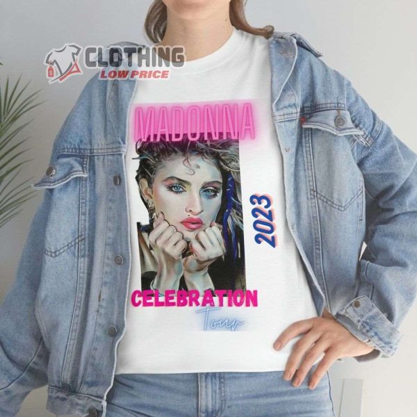 Madonna Celebration 2023 Tour Merch Anniversary 2023 World Tour Madonna T-Shirt