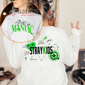Maniac Stray Kids 2023 Unisex Sweatshirt Stray Kids World Tour 2023 Sweatshirt Maniac World Tour T Shirt Stray Kids Members Unisex Shirt2