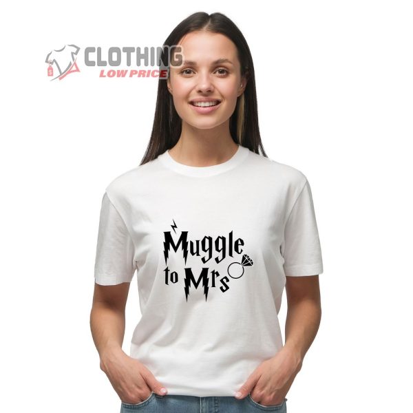 Muggle To Mrs Merch Harry Potter Movie Film Shirt Muggle To Mrs T Shirt