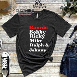 New Edition Band Shirt, Ronnie Bobby Ricky Mike Ralph And Johnny Unisex T-Shirt, New Edition Legacy Tour 2023 Shirt