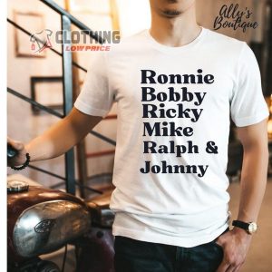 New Edition Band Shirt Ronnie Bobby Ricky Mike Ralph And Johnny Unisex T Shirt New Edition Legacy Tour 2023 Shirt3