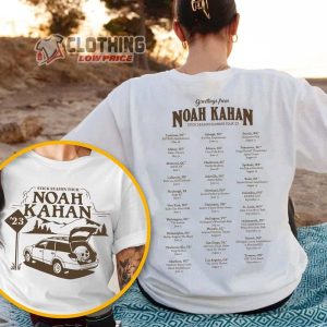 Noah Kahan Stick Season Summer Tour 2023 Merch Stick Season Sumer Tour Shirt Noah Kahan World Tour 2023 Ticket T Shirt