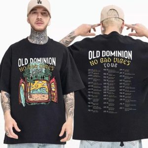 Old Dominion 2023 Tour Merch Old Dominion No Bad Vibes Tour 2023 Shirt Old Dominion Fan Shirt No Bad Vibes Tour 2023 Old Dominion T-Shirt
