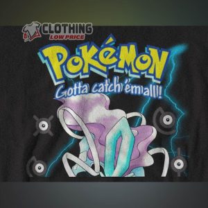 Pokemon Crystal Inspired Retro Graphic Tee Anime T Shirt Suicune Cover Art Gift Idea Present For Him For Her Pokemon Inspired T Shirt 3