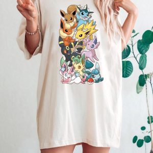 Pokemon Gifts T Shirt Cute Pikachu Tee Matching Group Kids And Adult Shirt Personalized Pokemon Short Sleeve Shirt 4