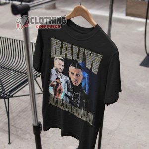 Rauw Alejandro 90S Retro Rap Merch Rauw Alejandro Punto 40 Song Shirt Rauw Alejandro World Tour T-Shirt