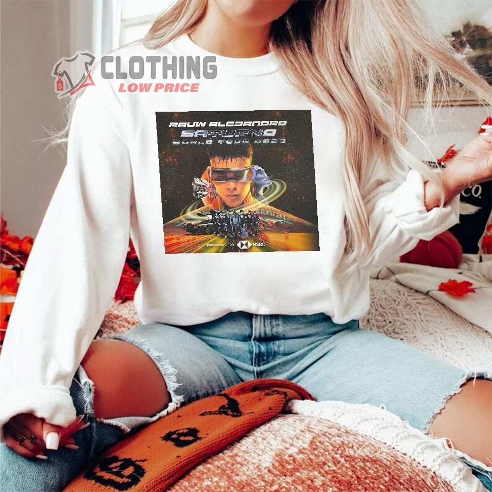 Rauw Alejandro Saturno Merch Rauw Alejandro Saturno Tour Dates Shirt