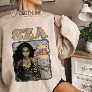 SOS World Tour 2023 North American Merch SZA SOS World Tour 2023 Shirt SZA Concert Dates 2023 T Shirt