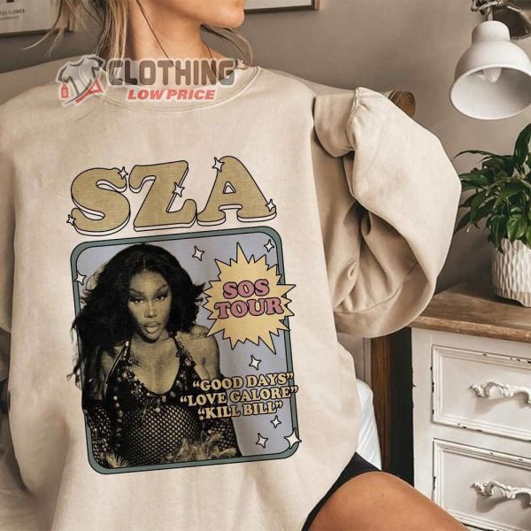 SOS World Tour 2023 North American Merch SZA SOS World Tour 2023 Shirt SZA Concert Dates 2023 T-Shirt