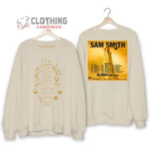 Sam Smith Gloria World Tour 2023 Unisex Shirt, Sam Smith Gloria North America Tour 2023 Shirt, Gloria North America Tour 2023 Shirt, Sam Smith Tour Shirt, Sam Smith Unholy Shirt