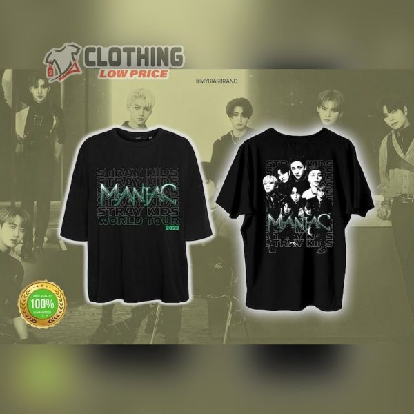 Stray Kids Maniac Tour 2022-2023 Unisex T-Shirt, Stray Kids Maniac Kpop T-Shirt