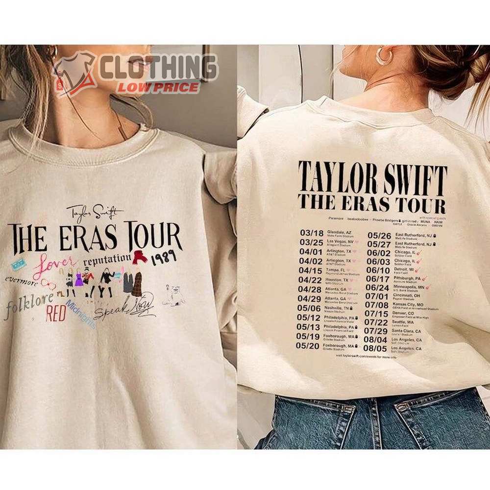 Taylor The Eras Tour 2023 New Album Midnight Trending Sweatshirt, Great ...
