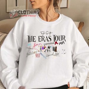 Taylor Swift The Eras Tour 2023 Sweatshirt Midnights New Album Tee Gift For Swifties Midnights Shirt Gift Taylor Swift Tour 2023 Merch 3