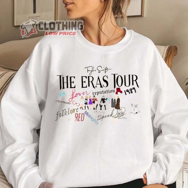 Taylor Swift The Eras Tour 2023 Sweatshirt, Midnights New Album Tee, Gift For Swifties, Midnights Shirt Gift, Taylor Swift Tour 2023 Merch