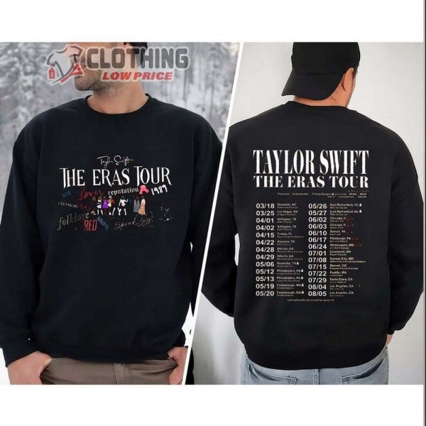 Taylor Swift The Eras Tour 2023 Sweatshirt, Midnights New Album Tee, Gift For Swifties, Midnights Shirt Gift, Taylor Swift Tour 2023 Merch