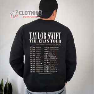 Taylor Swift The Eras Tour 2023 Sweatshirt Midnights New Album Tee Gift For Swifties Midnights Shirt Gift Taylor Swift Tour 2023 Merch 5