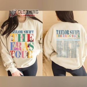 Taylor The Eras Tour New Dating 2 Sides Shirt Taylor Swift Tour 2023 Gift Shirt Taylor Swift The Eras Tour 2023 Shirt New Album Midnight 2023 Gift 1