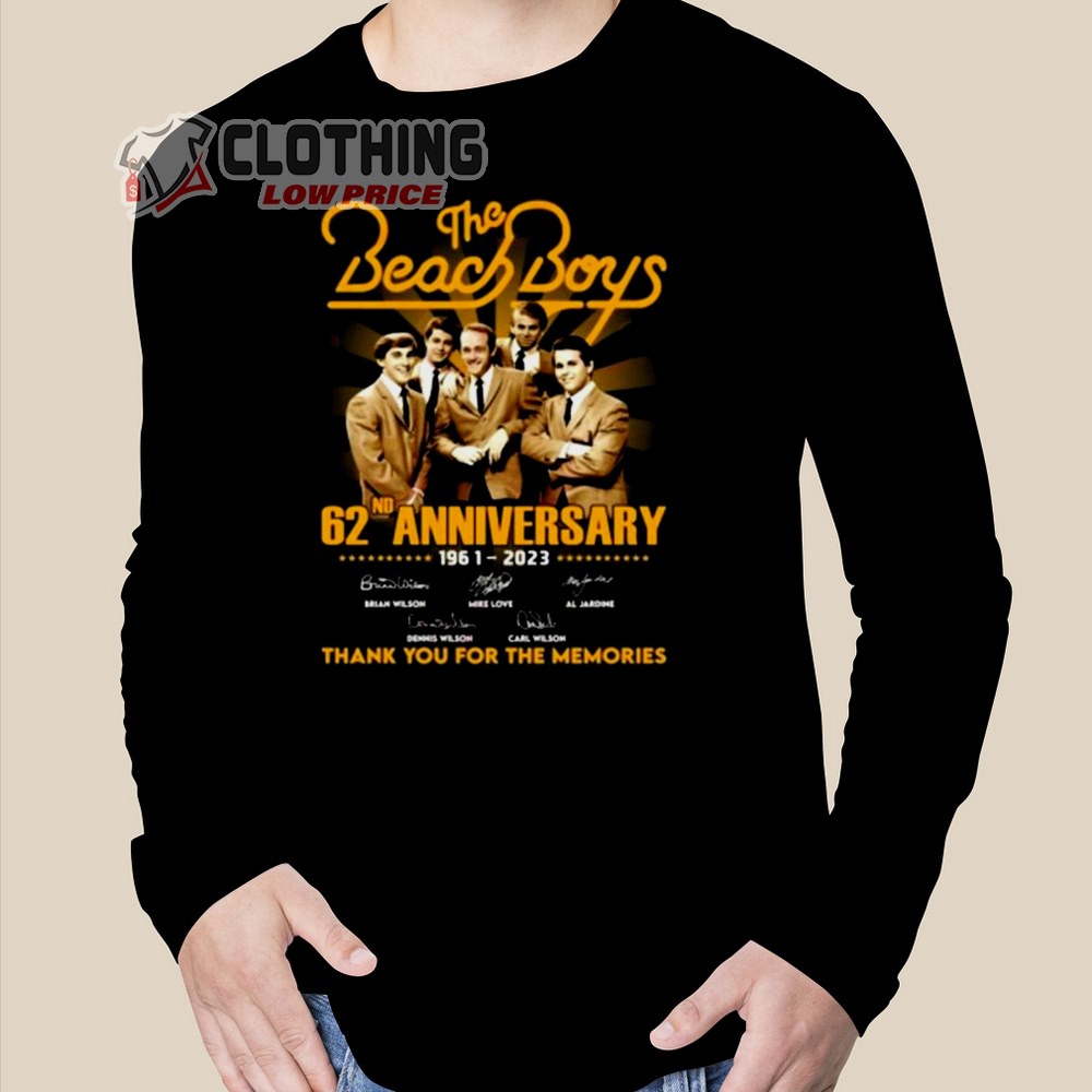 The Beach Boys World Tour 2023 Merch The Beach Boys 62Nd Anniversary