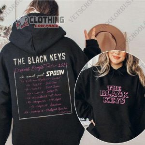 The Black Keys Dropout Boogie Tour 2023 Merch The Black Keys Tour Dates Concerts 2023 Shirt The Black Keys With Special Guest Spoon T Shirt 2