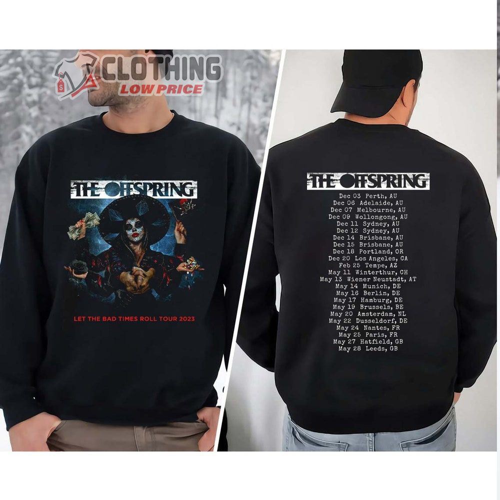 The Offspring Let The Bad Times Roll Tour 2022 2023 Merch The