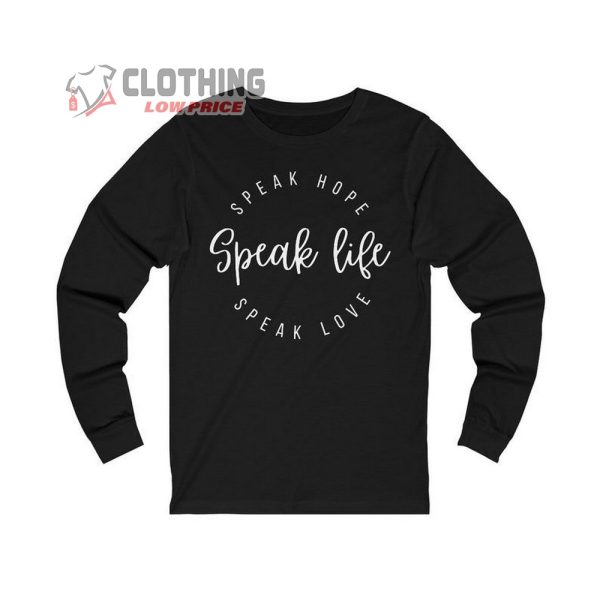 TobyMac Speak Life Song Lyrics Unisex Jersey Long Sleeve Tee, TobyMac New Song Shirt, TobyMac Shirt