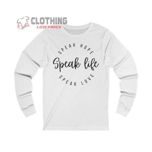 TobyMac Speak Life Song Lyrics Unisex Jersey Long Sleeve Tee, TobyMac New Song Shirt, TobyMac Shirt